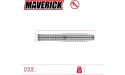 Winmau Maverick 80 % volframo smiginio strėlytės su plieniniais smaigaliais 22G