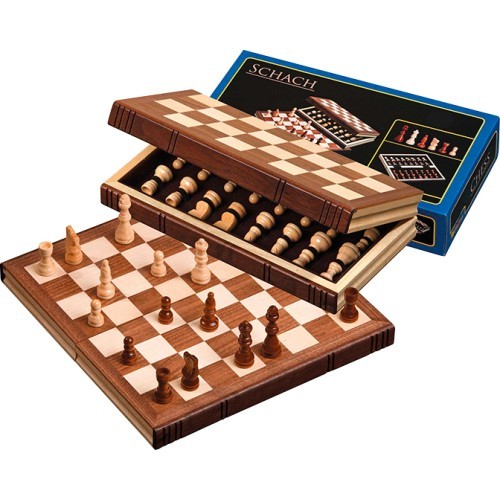 Дорожные шахматы Philos Wood, магнитные, 30x15,5 см