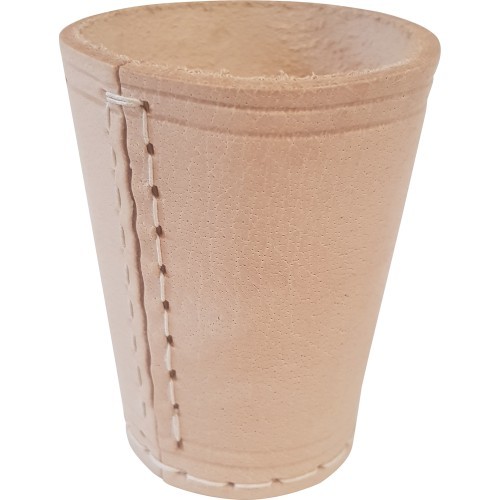 Odinė pokerio taurelė kauliukams, 9 cm