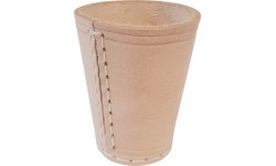 Кожаный стакан для игры в кости, 9 см