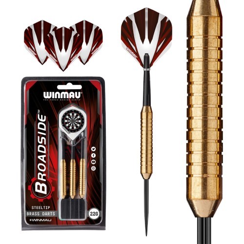 Winmau Broadside brass darts 22 gram