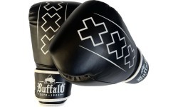 Боксёрские перчатки Buffalo Outrage, чёрно-белые, 16oz