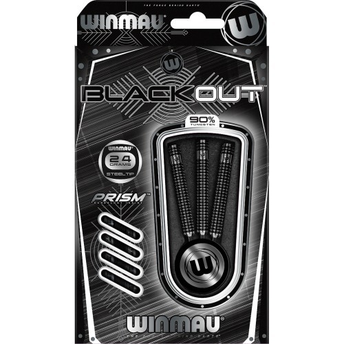 Smiginio strėlytės Winmau Blackout Steel Tip 24 g