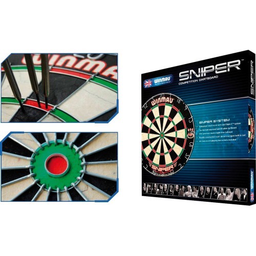 Комплект с мишенью для дартса Winmau Sniper