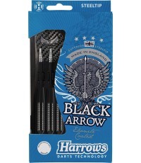 Smiginio strėlytės su plieniniu smaigaliu Harrows Black Arrow 9206 3x21g