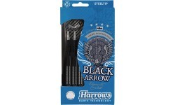 Smiginio strėlytės su plieniniu smaigaliu Harrows Black Arrow 9206 3x21g