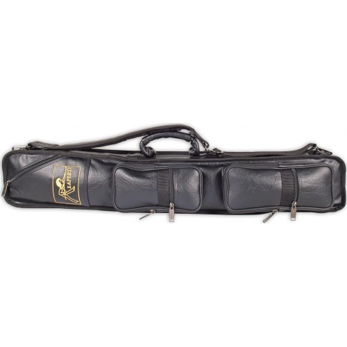 Biliardo lazdų krepšys Laperti High End juodas 4B-8S