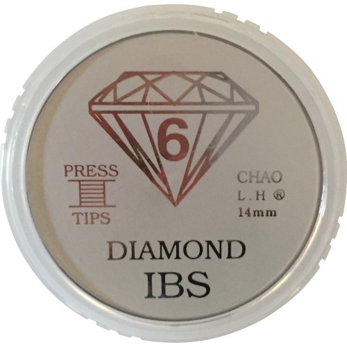 Наклейки для кия IBS Brown Diamond 14 мм, 50 шт.