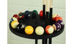 Buffalo Harlem cue stand round black