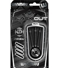 Winmau Blackout smiginio strėlytės su plieniniais smaigaliais 22 g
