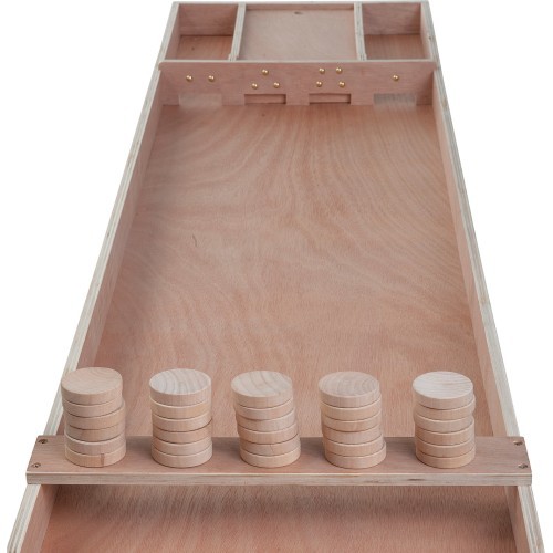 Longfield Shuffleboard, natūralaus medžio