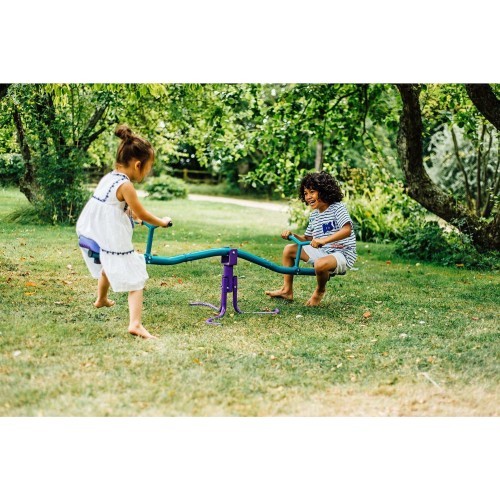 Rotating Seesaw Plum, Turqoise