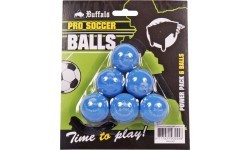 Table Soccer Balls Set Buffalo Pro, Blue, 6 pcs