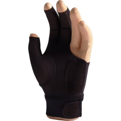 Biliardo pirštinė IBS Gold Mesh black 1-size