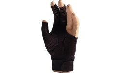 Biliardo pirštinė IBS Gold Mesh black 1-size