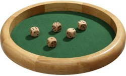 Wood Dice Tray Philos Diameter 40 cm