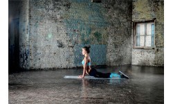 Fitneso kilimėlis Reebok Love, pilkas