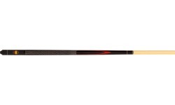 Hardwood 89 Ball Pool Cue Red Flame 145cm/12mm