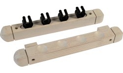 Stovas 4 biliardo lazdoms Buffalo, baltas