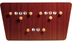 Large Carom Scoreboard Buffalo