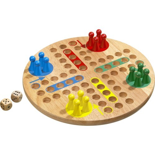 Настольная игра Philos Ludo, диаметр 38 см