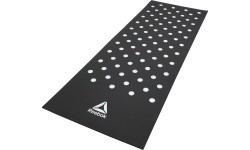 Treniruočių kilimėlis Reebok Spots 7 mm, juodas