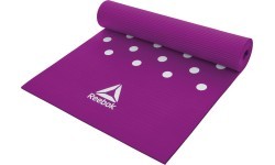 Treniruočių kilimėlis Reebok Spots 7 mm, violetinis