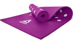 Treniruočių kilimėlis Reebok Spots 7 mm, violetinis