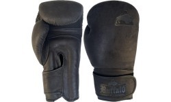 Buffalo Leather boxing gloves black 12oz