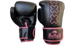 Боксёрские перчатки Buffalo Outrage, чёрно-розовые, 10 oz