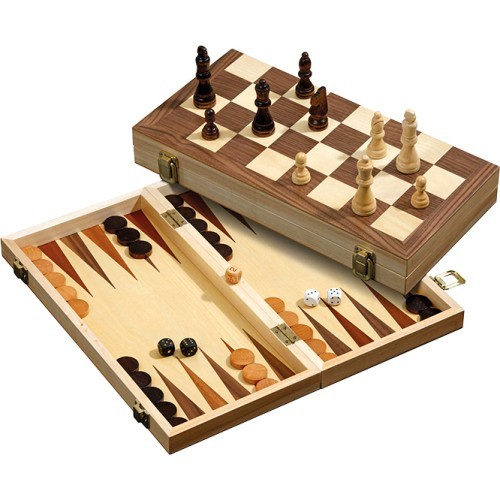 Backgammon, Chess, Checkers Set Philos 35.5x17.8