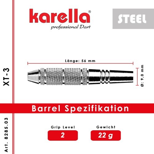 Karella XT-3 smailianosės strėlytės, 22 g