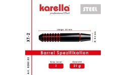 Karella XT-2 plieninės strėlės 21 gramas