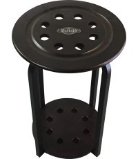 Buffalo cue stand round 8 cues dark brown