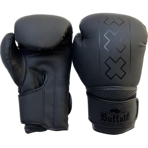 Боксёрские перчатки Buffalo Metal, чёрные, 12 oz