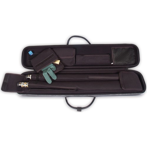 Billiard Cue Bag Laperti Deluxe 2B-6S, Black 