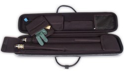 Biliardo lazdos krepšys Laperti Deluxe 2B-6S, juodas