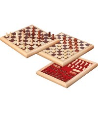 Chess and Checkers Set Philos 32x32 cm