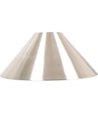 Loose Brushed Chrome Lamp Shade 37c