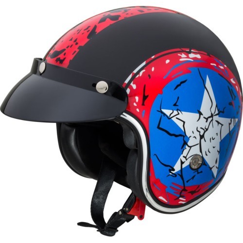 Мотоциклетный шлем W-TEC Café Racer - Big Star
