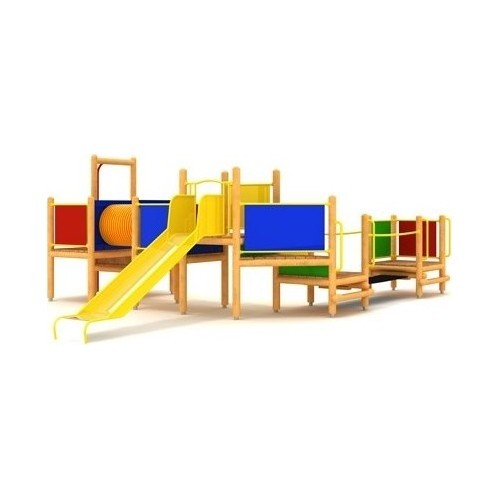 Деревянная детская игровая площадка Model 0401D