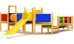 Wooden Kids Playground Model 0401D