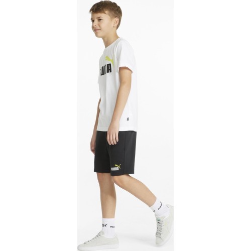 Шорты подростковые Puma Ess+ 2 Col Shorts Black 586989 97