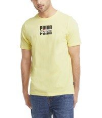 Футболка Puma Core International Tee, жёлтая
