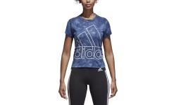Adidas Palaidinė W Id Slim Tee Blue CG1002