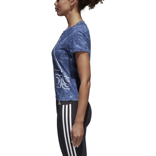 Adidas W Id Slim Tee, blue, CG1002