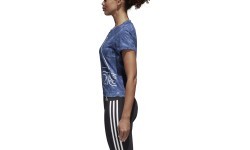Adidas W Id Slim Tee, blue, CG1002