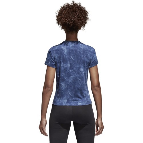 Adidas Palaidinė W Id Slim Tee Blue CG1002