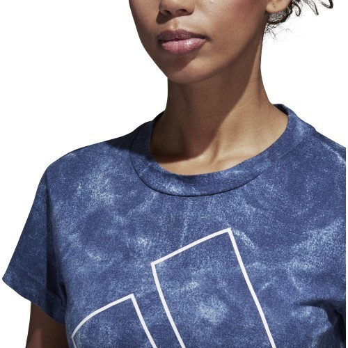Adidas W Id Slim Tee, blue, CG1002