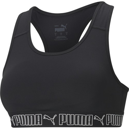Puma Sportinė Liemenėlė Moterims Mid Impact Elastic Black 520302 01